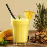 Pineapple Juice With Ice Cream